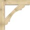 Ekena Millwork Olympic Block Rough Sawn Bracket w/ Offset Brace, Douglas Fir, 8"W x 38"D x 38"H BKT0806X38X38OLY05RDF - alternate 2
